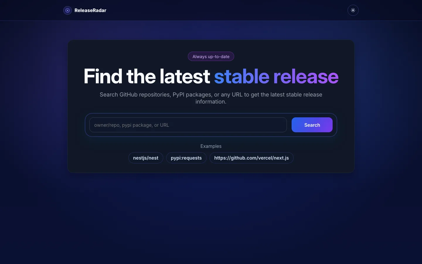Release Radar